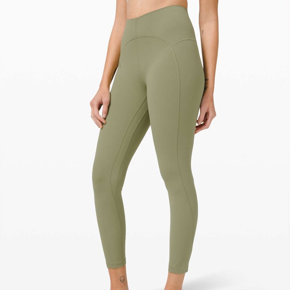 Lululemon Unlimit High-Rise HR Tight 25” in Rosemary Green